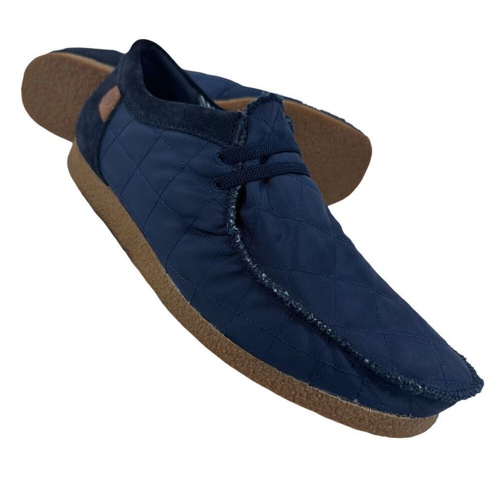 Clark’s Shacre Step II Textile Quilted Moccasins Mens Size 12